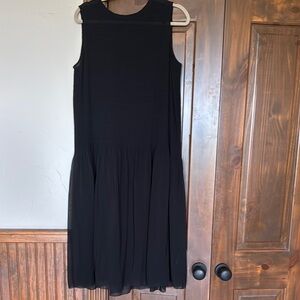 Eileen Fisher Sheer Lined Dress